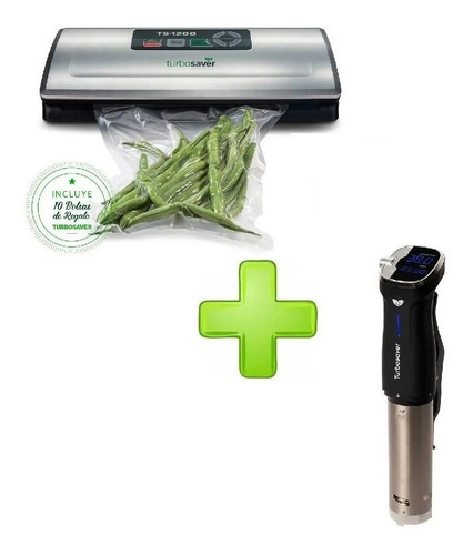 Imagen 1 de 7 de Envasadora Turbosaver Ts-1200 + Sous Vide Ts-sv30 Al Vacio