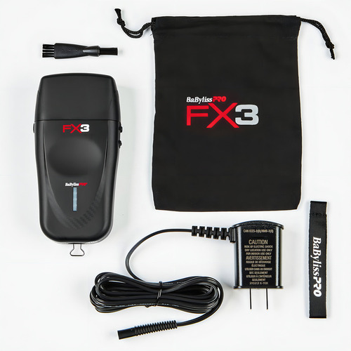 Afeitadora Fx3 Babyliss Pro Recargable Color Negro