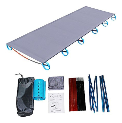 Ultralight Portable Folding Single Camp Bed Travel Cot Tent