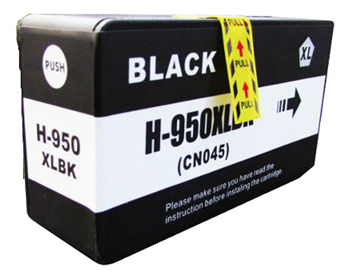 Pack 2 Tintas Negras Alternativas  Hp 950xl 951xl 8100 8600 