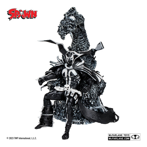 Mcfarlane Toys Spawn With Throne Sketch Edition (gold Label) (Usado)