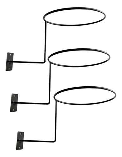 6pcs Soporte De Metal Para Casco Soporte De Pared Sombrero