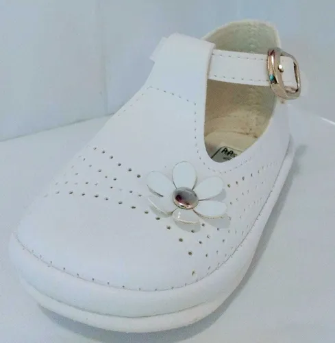 Zapatos Nena Bautismo Bebe Blanco Fiesta Rosa 17 22 Fucsia