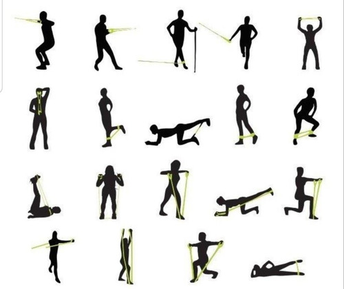 Imagem 7 de 7 de Elástico Extensor Para Exercícios Academia Em Casa