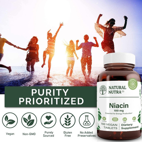 Niacina Como Ácido Nicotínico (vitamina B3) Mejora Digestión
