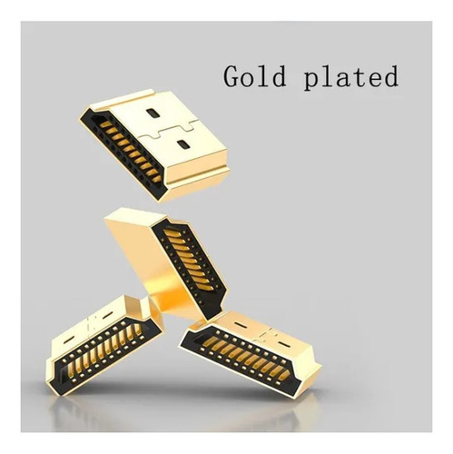 Imagen 7 de 8 de Cable Hdmi 4k Gold 10 Metros Premium Tv Lap Xbox Ps4 Ps3 Ps5