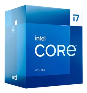 Procesador gamer Intel Core I7-13700F BX8071513700F de 16 núcleos y 5.1GHz de frecuencia SIN gráfica integrada