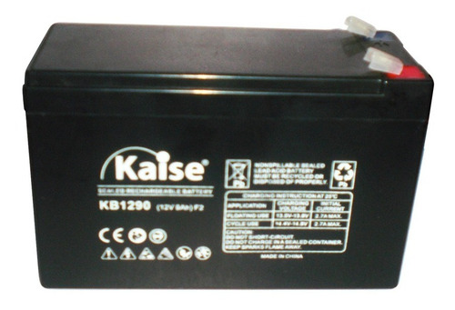 Batería Seca Recargable 12 Voltios 9 Ah Kaise - Especial Ups