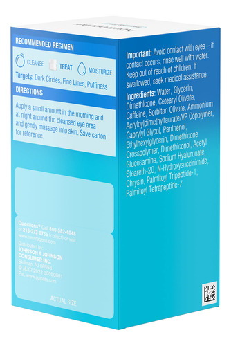 Crema De Ojos Neutrogena Hydro Boost Para Ojeras 15 Ml