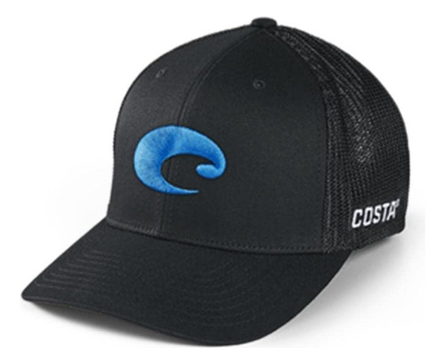 Costa Del Mar Gorra De Camionero Con Logotipo Flex Fit, Neg.