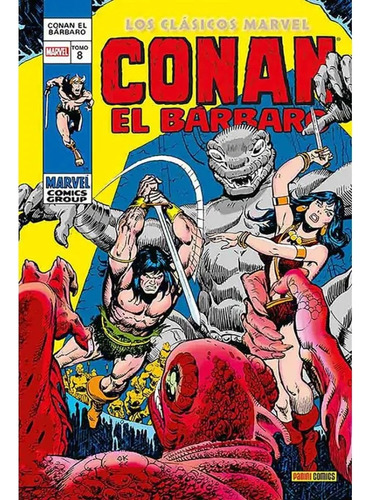 Imagen 1 de 1 de Conan El Barbaro Los Clásicos Marvel Vol.08 (hc)