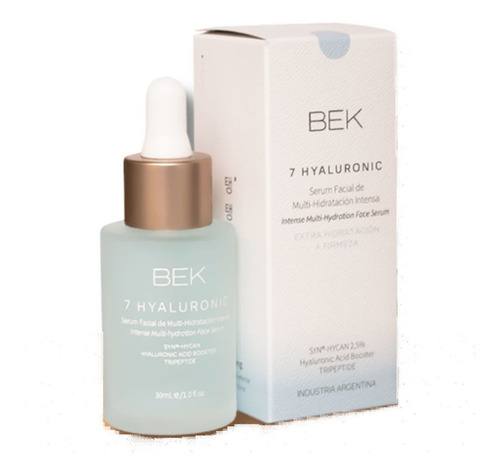 Bek 7 Hyaluronic Sérum Facial Multi-hidratación Intensa Momento de aplicación Día/Noche Tipo de piel Todo tipo de piel