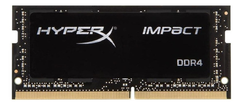 Memória RAM Impact color preto  16GB 1 HyperX HX432S20IB/16