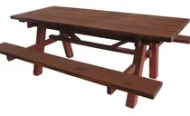 Comprar Mesa De Madera Quebracho Exterior Con Bancos