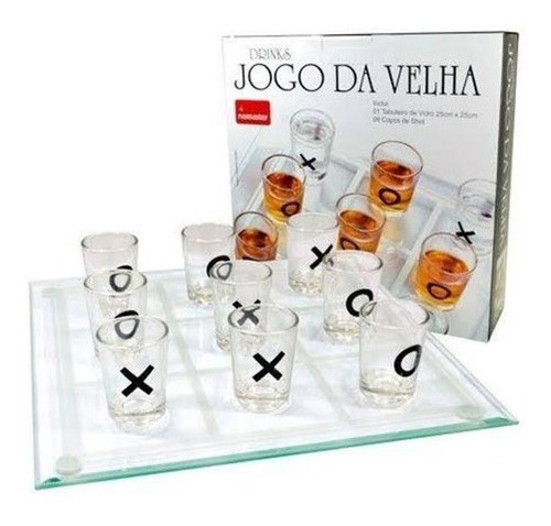 Jogo Da Velha Drinks Tamanho 25x25 Aproveite