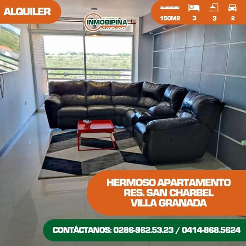 Imagen 1 de 7 de Apartamento En Alquiler Puerto Ordaz - Urb. San Charbel Lp