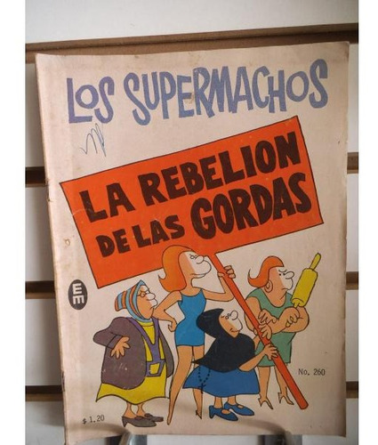 Comic Los Supermachos 260 Editorial Posada Vintage 