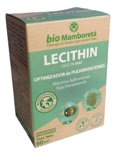 Mamboreta Lecithin Optimizador Orgánico De Insecticida 60cc