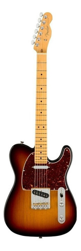 Guitarra Eléctrica Fender American Professional Ii Telecaster De Aliso 3-color Sunburst Brillante Con Diapasón De Arce