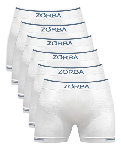 Kit 6 Cuecas Zorba Boxer Extreme Point 846