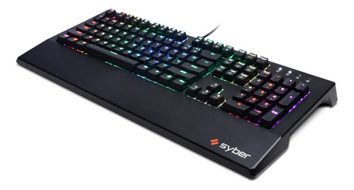 Cyberpowerpc Syber Sk100 Rgb 104 Teclado Mecanico Para Juego