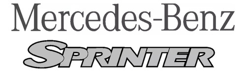 Kit Adesivo Emblema Mercedes Benz Sprinter Sp001 Fgc