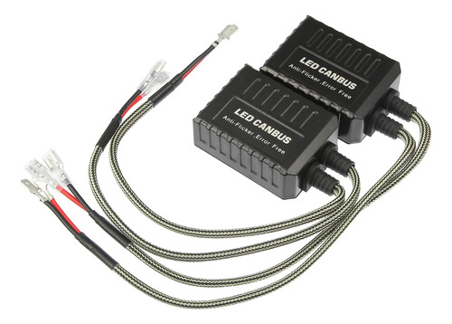 Decodificador Led Para Faros Canbus C20 H1 H3 - Plástico Neg
