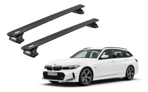 Barras Thule Bmw 3-series Touring 12- Ra / Wingbar Evo Black