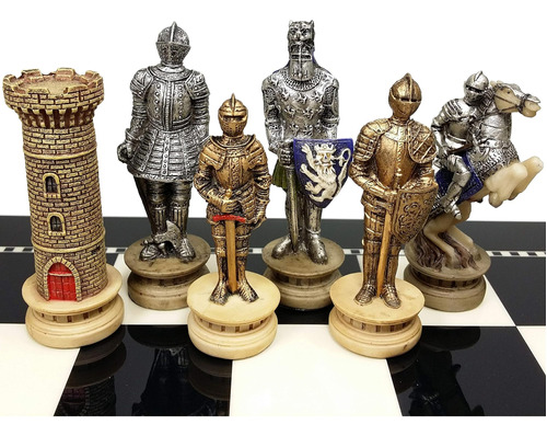 Hpl Medieval Times Crusades Juego De Ajedrez Para Hombres Gu