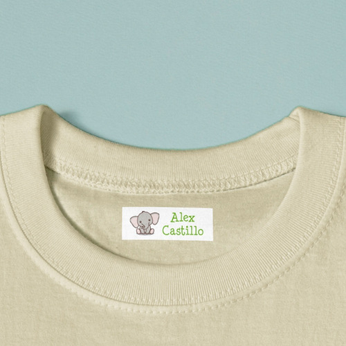200 Etiquetas Personalizadas Ropa Guarderia Kinder 3x1 Cm