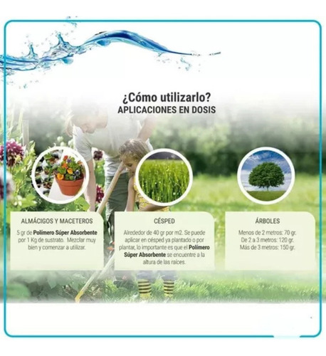 Hidrogel Poliacrilato Agua Solida Saco 25kg