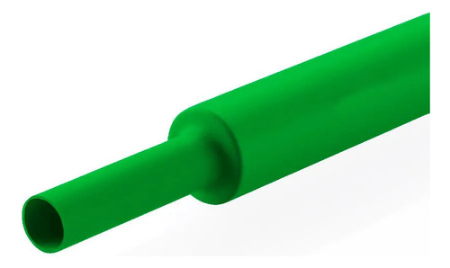 Espaguete/ Tubo Termo Retrátil 60mm - Kit C/ 50mts Luz Verde