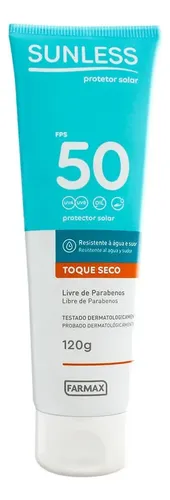 Prot Solar Fps50 Toque Seco Sunless Farmax 120g