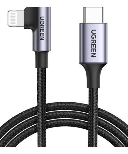 Cable Carga Rapida Mfi Usb-c A Lightning Pd 20w Ugreen 2m