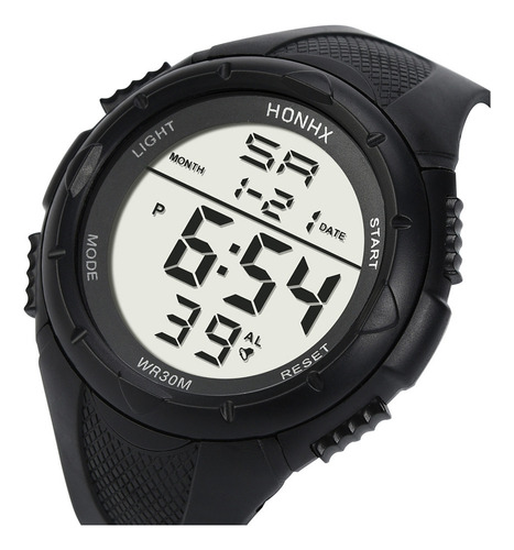 Reloj Deportivo Con Alarma Digital Led For Hombre, Moderno,