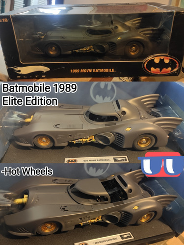 Batmobile Elite, Elite Chrome, 1989 Elite Y Tumbler Hw 1/18