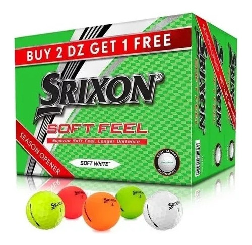 Readygolf - Pelotas Golf Srixon Softfeel Promo 3x2 (docenas)