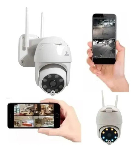 Câmera Monitoramento Wifi Smart Sem Fio Sensor Movimento E