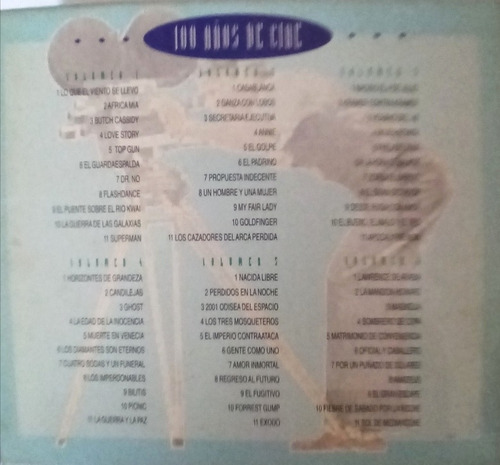 Imagen 7 de 10 de Colección 100 Años De Cine, 16 Cd + 1 Cd Navideño