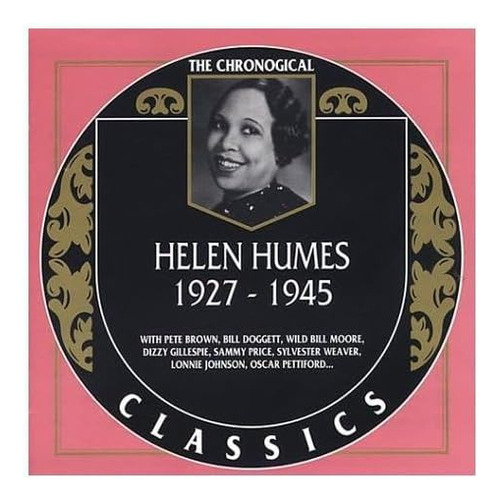 Cd: Helen Humes: Los Clásicos Cronológicos, 1927-1945