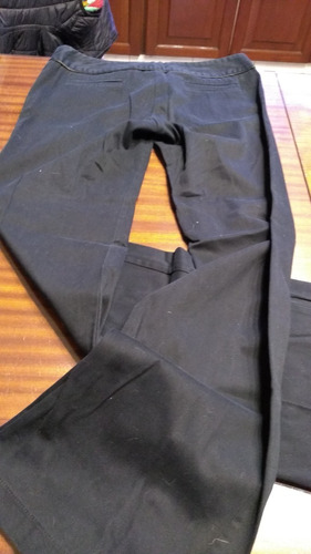 Pantalon Ribeteado Negro T 40