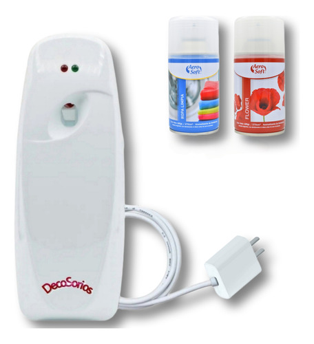 Aromatizante Automatico Ambientes Electrico + 12 Fragancias