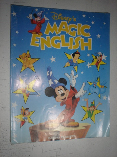 Revista Pôster Disney Magic English Mickey Donald Fasciculo