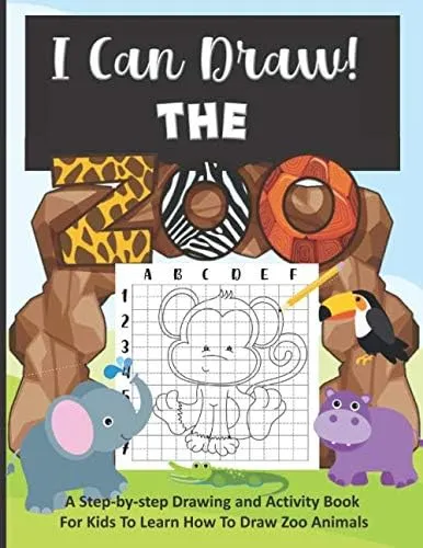 Libro: ¡puedo Dibujar! ¡cosas En El Zoológico! : Un Dibujo P