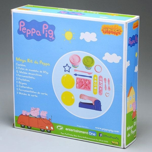 Mega Kit Da Peppa Pig Massinha De Modelar Ki Massa Sunny