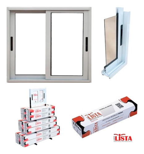 Aberlista Kit Puerta Aluminio Línea Modena 1.80 X 200 Mts