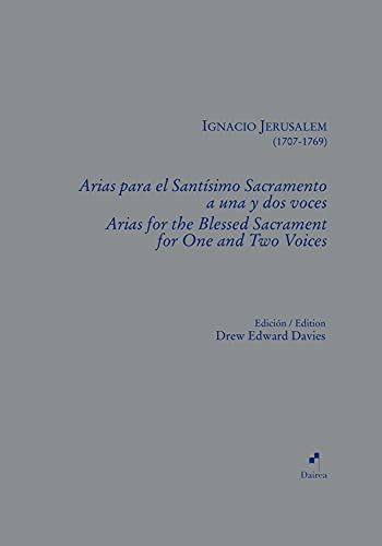 Libro Arias Para El Santísimo Sacramento A Una Y Dos Voces D