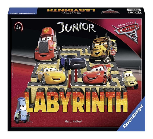 Juego D Mesa Laberinto Junior Cars Ravensburger Disney Pixar