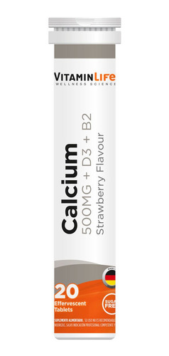 Vitamin LifeCalcium 500mg Con Vitamina D200 De 20 Tabletas
