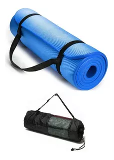 Colchoneta Yoga Mat Extra Gruesa 20 Mm Premiun + Sujetador